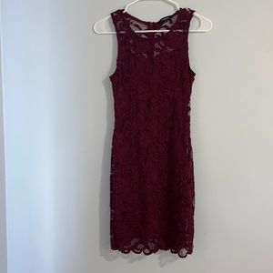 Maroon dress
